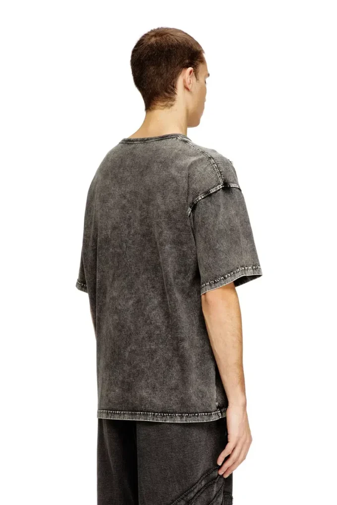 t-boxt-den Relaxed cotton T-shirt with Oval D applique