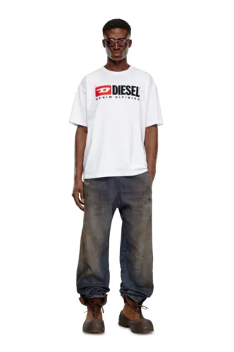 t-boxt-div T-shirt with Diesel patch logo