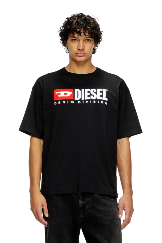 t-boxt-div T-shirt with Diesel patch logo