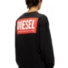 t-boxt-ls-bisk Relaxed long-sleeve T-shirt with Diesel logos