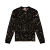 t-boxt-ls-devor Tulle T-shirt with destroyed jersey