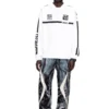 t-boxt-ls-hood-rib Hoodie T-shirt with contrast graphics