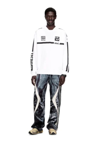 t-boxt-ls-hood-rib Hoodie T-shirt with contrast graphics