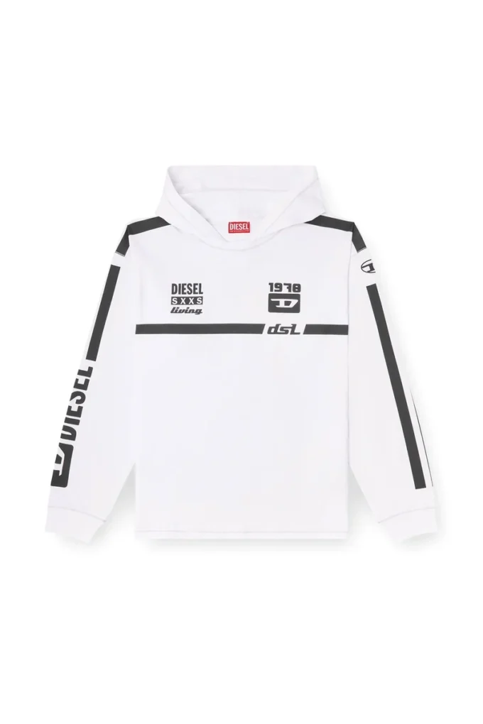 t-boxt-ls-hood-rib Hoodie T-shirt with contrast graphics
