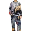t-boxt-ls-v4 Long-sleeve graffiti-print T-shirt
