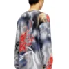 t-boxt-ls-v4 Long-sleeve graffiti-print T-shirt
