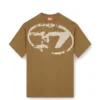 t-boxt-n14 T-shirt with distressed flocked logo