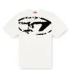 t-boxt-n14 T-shirt with distressed flocked logo