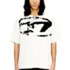 t-boxt-n14 T-shirt with distressed flocked logo