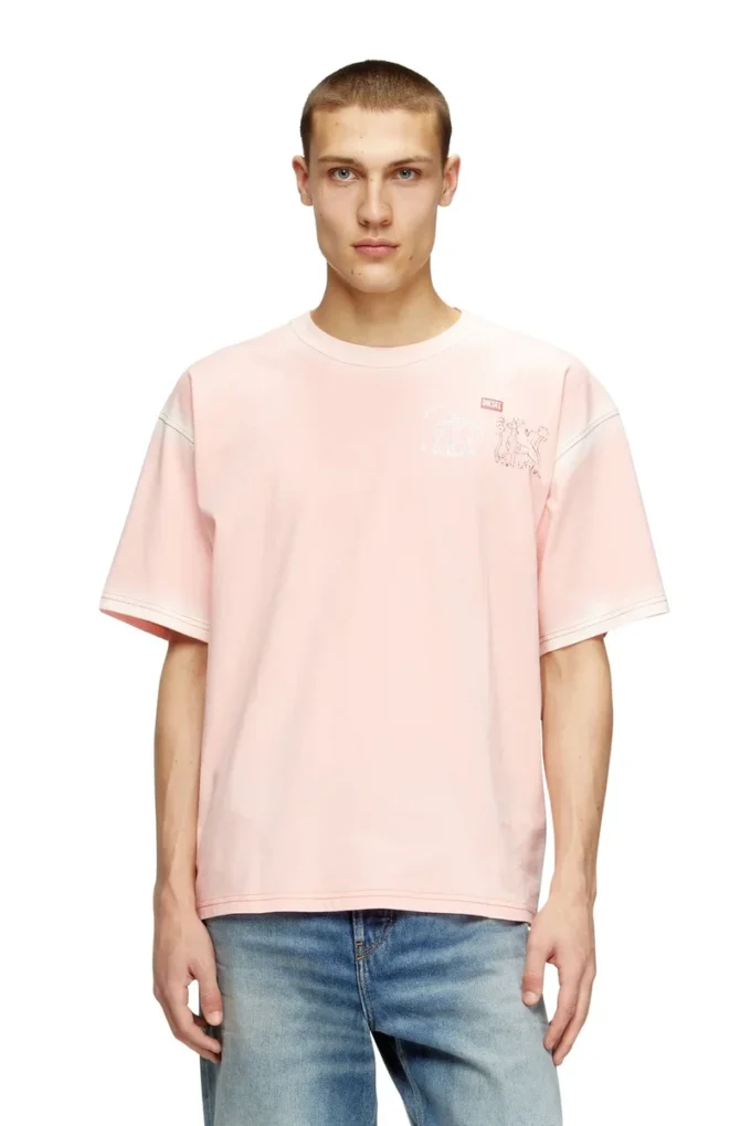 t-boxt-t10 T-shirt with sword print