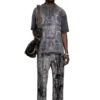 t-boxt-t13 T-shirt with tonal medieval print