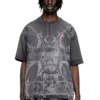 t-boxt-t13 T-shirt with tonal medieval print