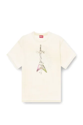t-boxt-t18 T-shirt with sword print