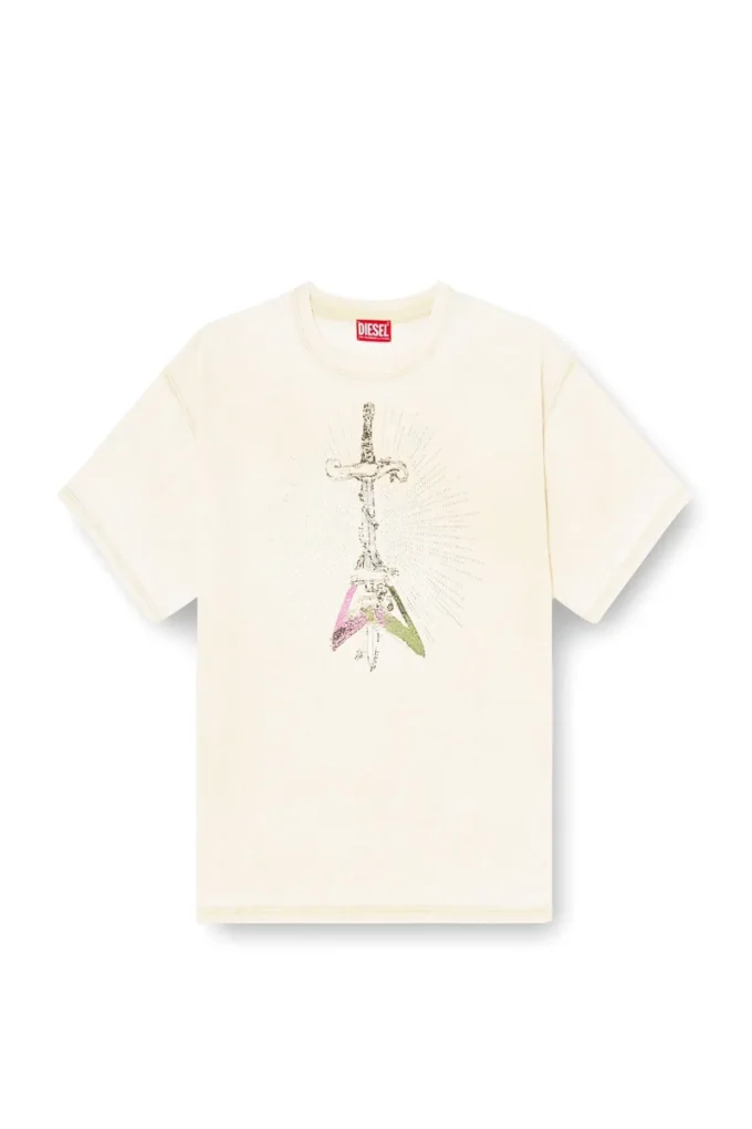 t-boxt-t18 T-shirt with sword print