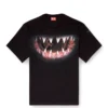t-boxt-t21 Cotton t-shirt with Shark mouth print