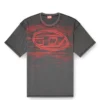 t-boxt-t5 Cotton T-shirt with Oval D print