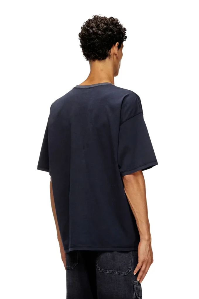 t-boxt-t5 Cotton T-shirt with Oval D print