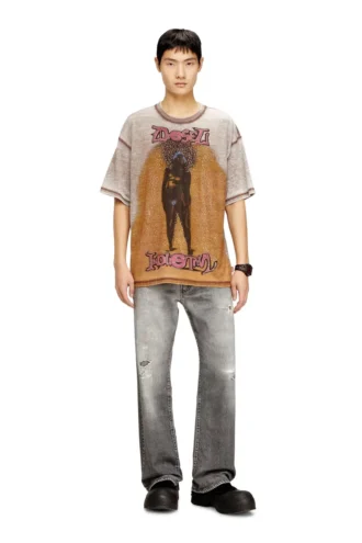 t-boxt-v12 Relaxed T-shirt with print and studs