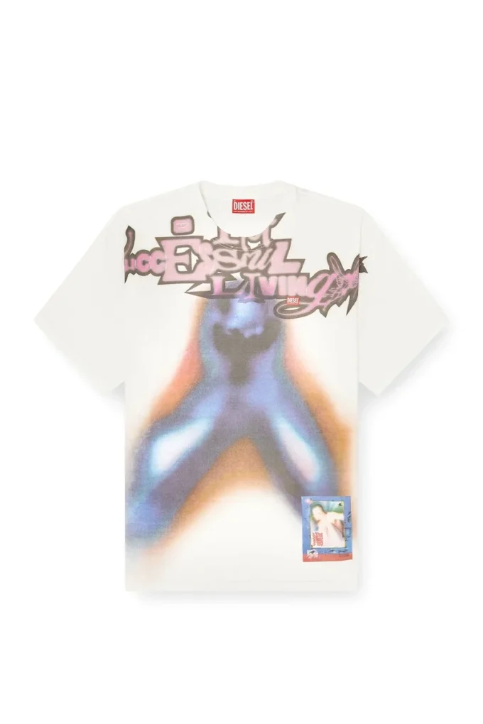 t-boxt-v13 Relaxed cotton T-shirt with digital print