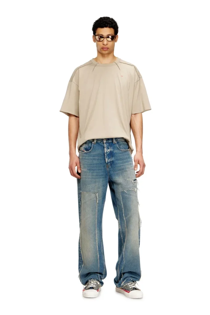 t-crahor-boxt-t1 Cotton T-shirt with micro embroidery