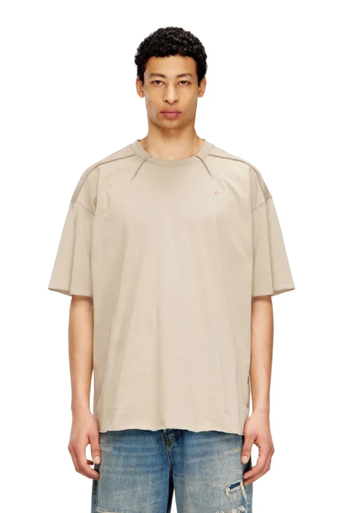 t-crahor-boxt-t1 Cotton T-shirt with micro embroidery