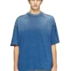 t-craoxt Cotton T-shirt with contrasting overlock stitching