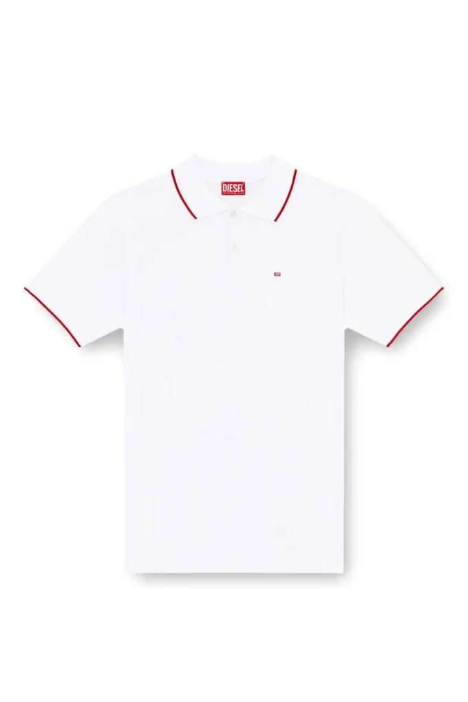 t-ferry-microdiv Polo shirt with micro Diesel embroidery