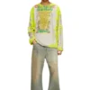t-hassan-ls-a Long-sleeve nylon T-shirt with lyrics print