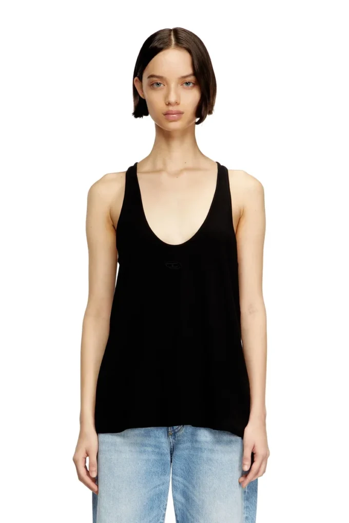 t-ipsya-lkds Ribbed tank with Oval D