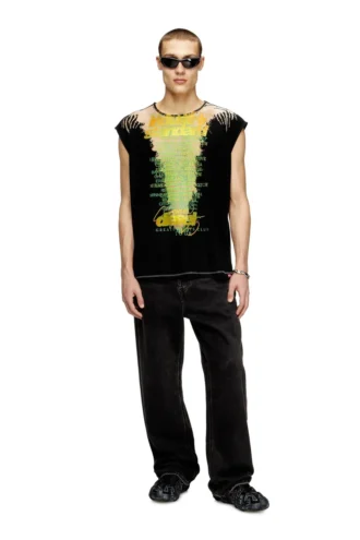 t-isak-a Sleeveless T-shirt with lyrics print