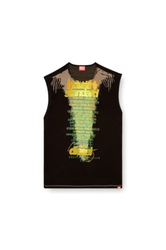 t-isak-a Sleeveless T-shirt with lyrics print