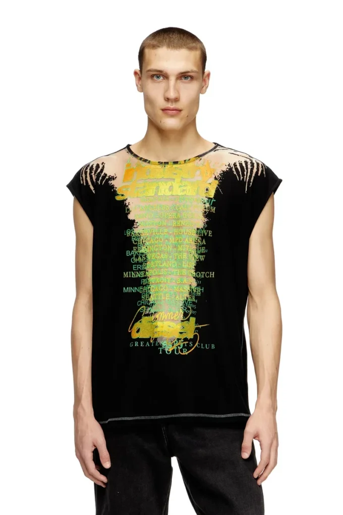 t-isak-a Sleeveless T-shirt with lyrics print