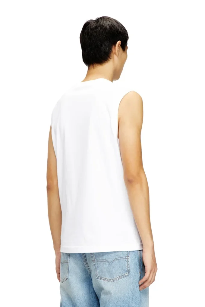 t-isco-div Tank top with chest logo print