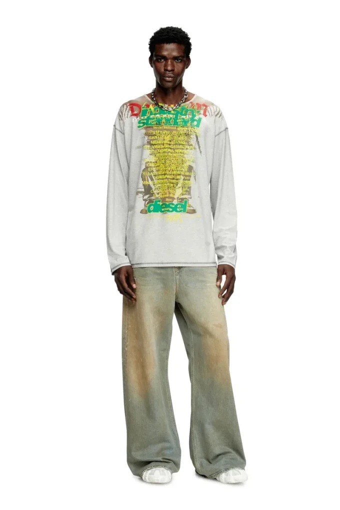 t-jerry-b Long-sleeve T-shirt with lyrics print