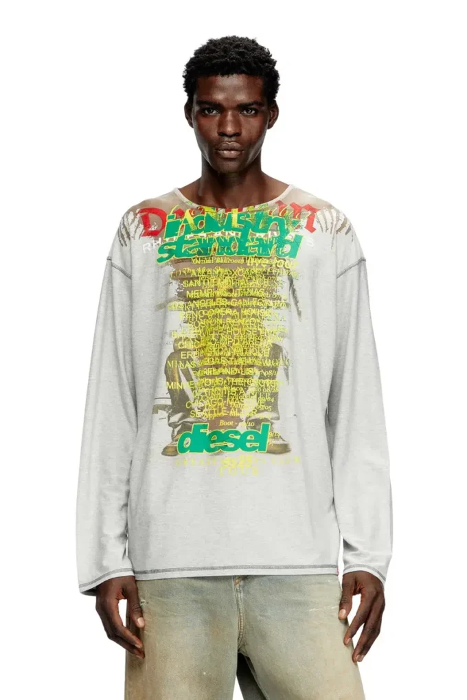 t-jerry-b Long-sleeve T-shirt with lyrics print