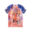 t-jodie T-shirt with creased Diesel film print