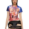 t-jodie T-shirt with creased Diesel film print