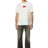 t-just-n4 Logo-flocked T-shirt in organic cotton