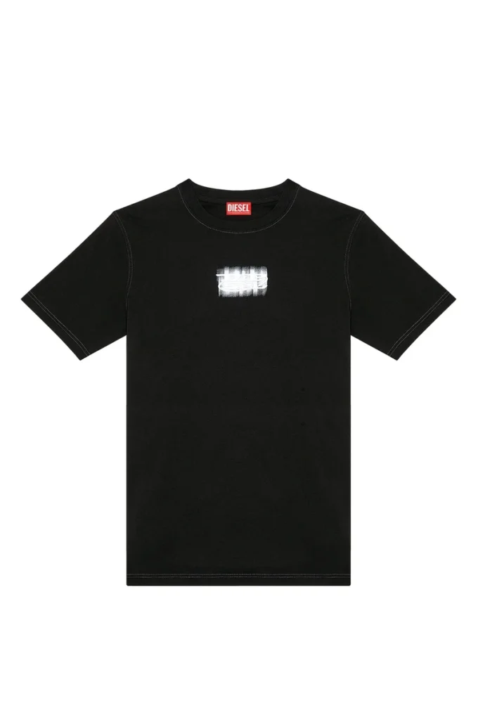 t-just-n4 Logo-flocked T-shirt in organic cotton