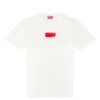 t-just-n4 Logo-flocked T-shirt in organic cotton
