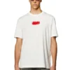 t-just-n4 Logo-flocked T-shirt in organic cotton
