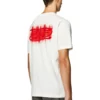 t-just-n4 Logo-flocked T-shirt in organic cotton