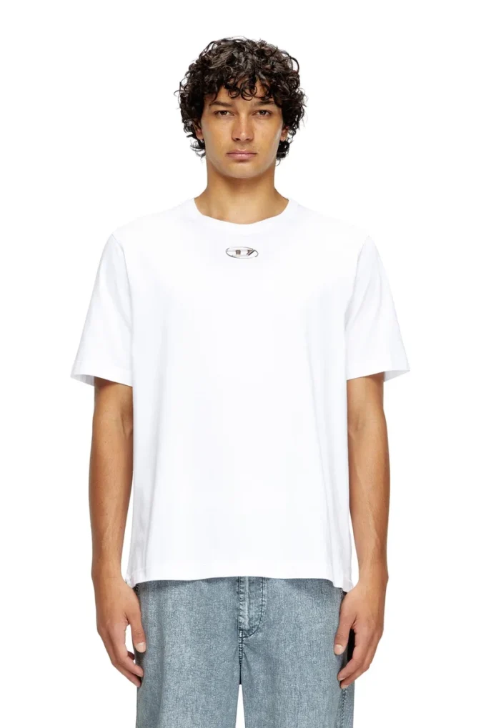 t-just-od T-shirt with injection moulded logo