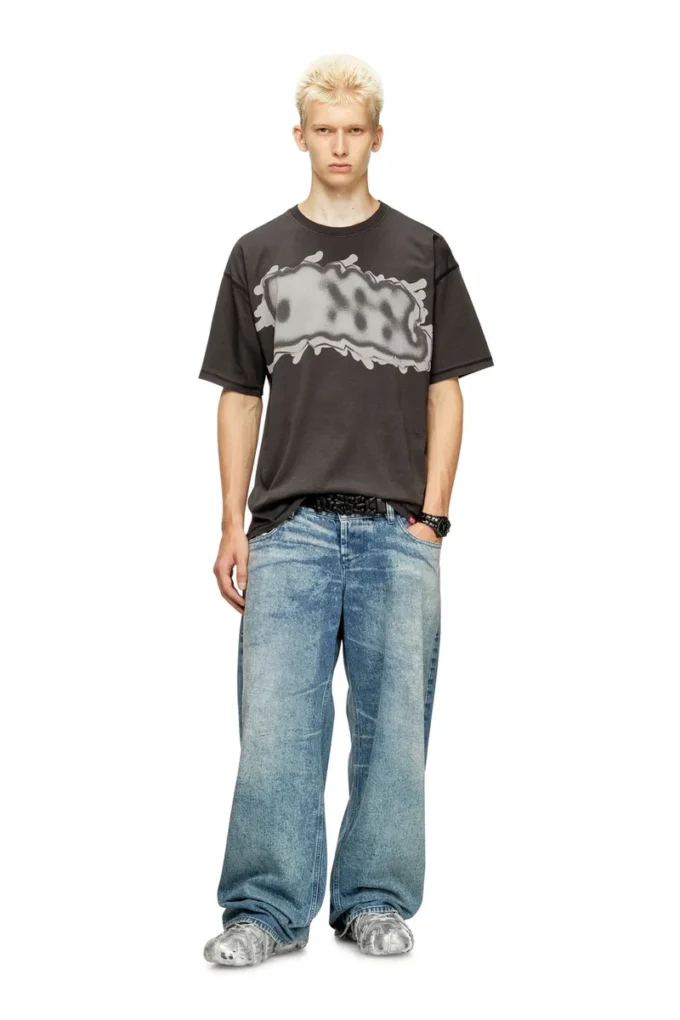 t-leonard-ihbj T-shirt with graffiti print
