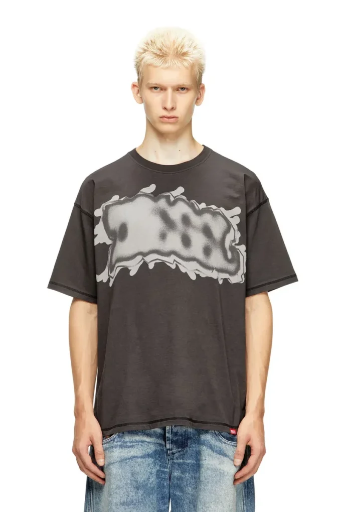 t-leonard-ihbj T-shirt with graffiti print