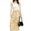t-leya-tail Vest top with wrap ties