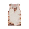 t-lifty-burn-art Tulle tank with burning plastic print