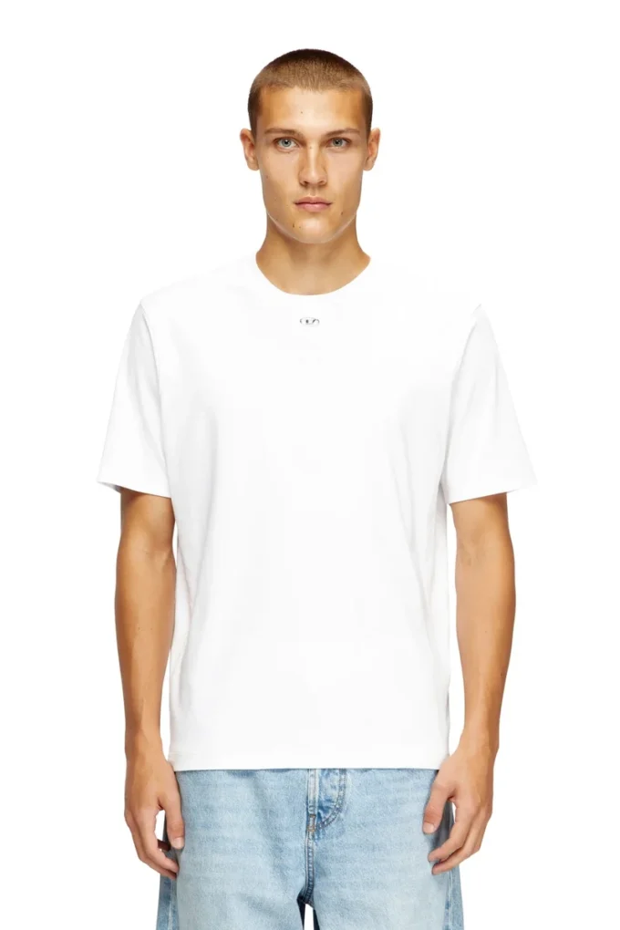 t-madjust-tr Regular T-shirt with crew neck and Oval D