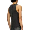t-mely-sl Tank top in denim-look jersey