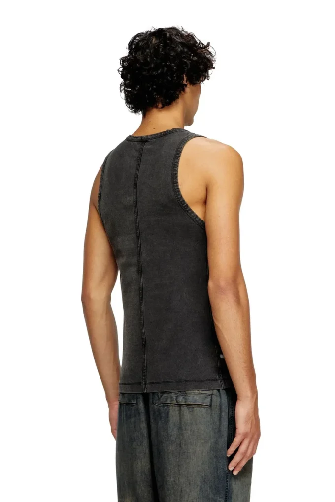 t-mely-sl Tank top in denim-look jersey